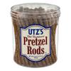 Utz Old Fashioned Pretzel Rods  27 oz. Barrel  Thick, Crunchy Pretzel Rod, Perfect for Dipping and Snacks, Zero Cholesterol Snack Food view 1