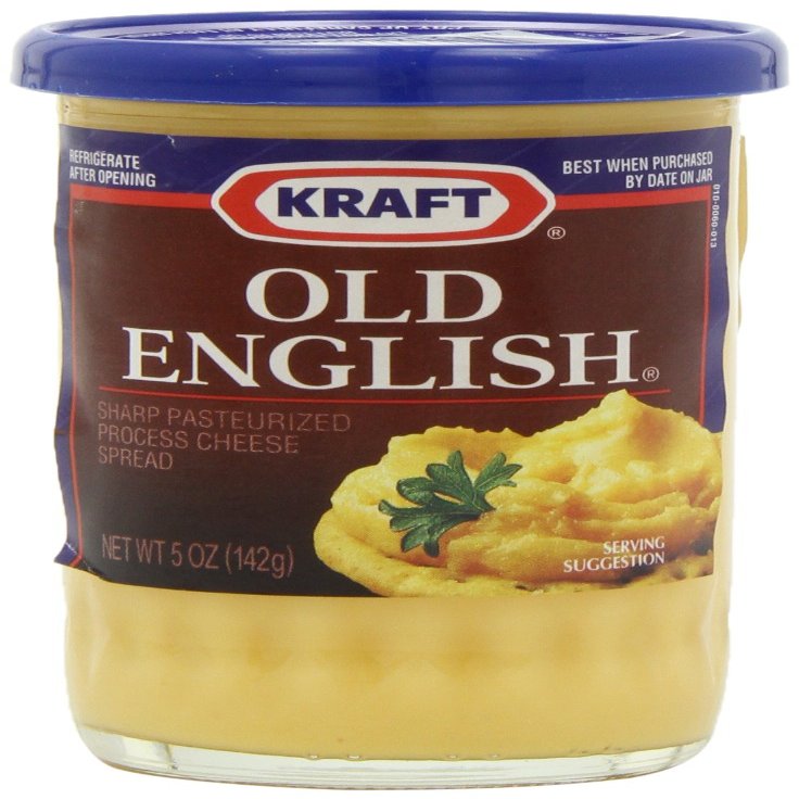 Kraft Old English Cheese Spread, 5 Ounce (Pack of 6)
