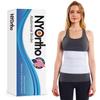 NYOrtho Abdominal Binder 12" 4-Panel - Post-Surgery Compression Belt for Men and Women - Abdominal Support Wrap for Hernia, Back Pain, Muscle Strain, Injury Recovery - Latex-Free - USA (45"-60") view 1