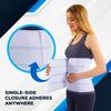NYOrtho Abdominal Binder 12" 4-Panel - Post-Surgery Compression Belt for Men and Women - Abdominal Support Wrap for Hernia, Back Pain, Muscle Strain, Injury Recovery - Latex-Free - USA (45"-60") view 3