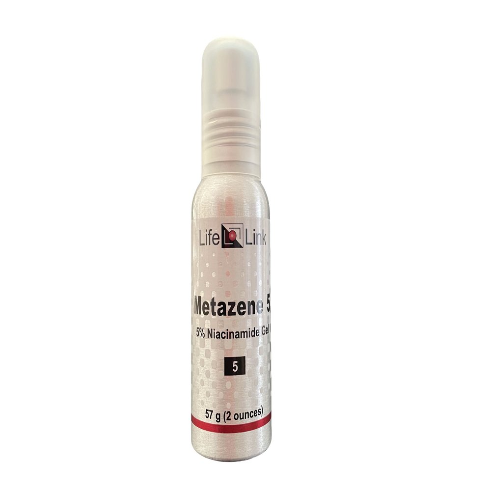 LifeLink Metazene | 5% Topical Niacinamide w/Aloe & Hamamelis | 2 OZ. | Skin Health | Gluten Free & Non-GMO | Made in The USA