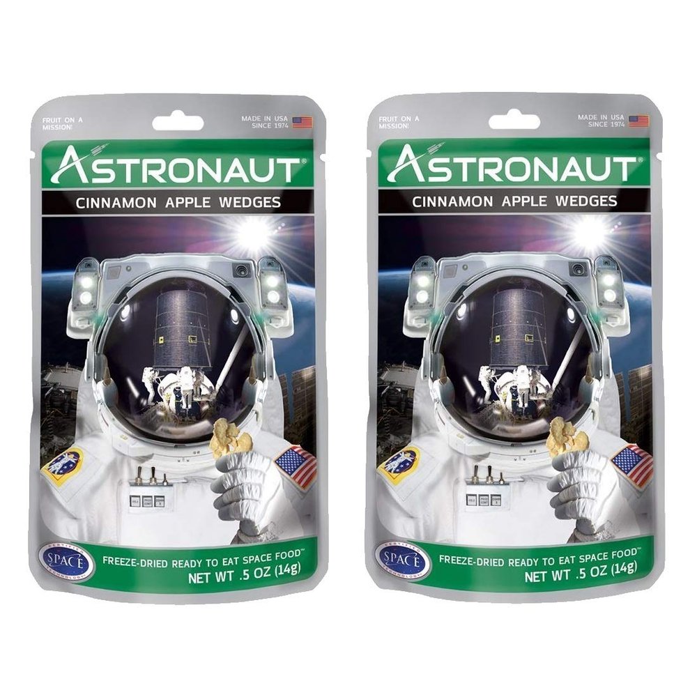 2 X Astronaut Food Cinnamon Apple Wedges