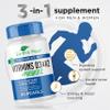 Earth's Pearl Vitamin D3 K2 5000 IU - 3-in-1 K2 D3 Vitamin Supplement with Probiotics for Women & Men, 3-Month Supply, Gut Health Supplements for Women & Men (90 CT) view 2