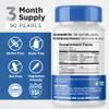 Earth's Pearl Vitamin D3 K2 5000 IU - 3-in-1 K2 D3 Vitamin Supplement with Probiotics for Women & Men, 3-Month Supply, Gut Health Supplements for Women & Men (90 CT) view 3