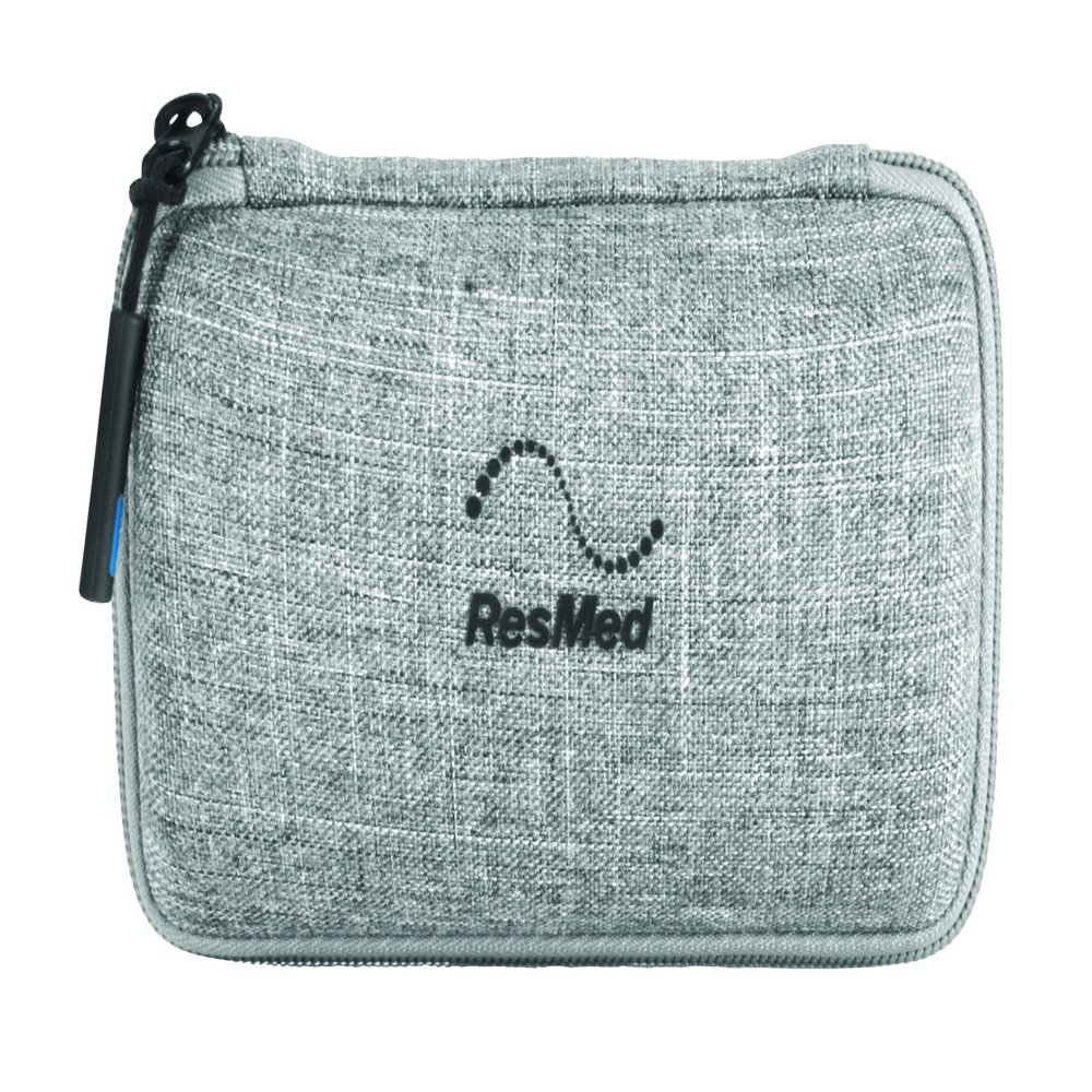 Resmed Airmini Hard Travel Case - Slim CPAP Travel Case with EVA Foam & Easy-to-Open Zip - Water-Resistant CPAP Accessory