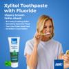 Epic Dental Xylitol Fluoride Toothpaste for Adults - SLS-Free Spearmint with 31% Xylitol - Oral Care for Dry Mouth, Fresh Breath & Enamel Health - Vegan, Gluten-Free - 4.9oz (2-Pack) view 2