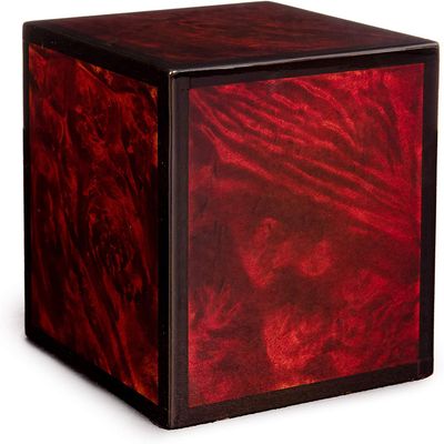 Unforgettable Urns - Keepsake Cremation Urn - Wooden Memorial Box for Ashes - Small (up to 29 lbs) - Montreaux-Wood Burl Urn-Small Urns for Ashes