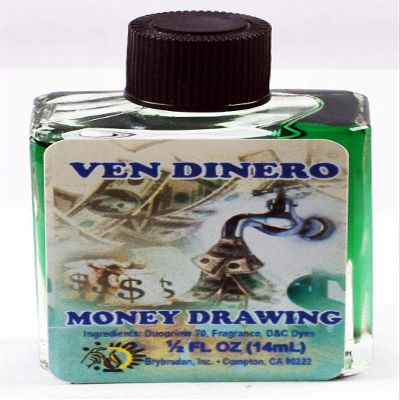 12 Piece Money Drawing Spiritual Anointing Oil Ven Dinero Aceite 1/2 FL OZ 14.7ML