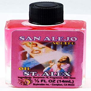 12 Pieces BRYBRADAN Saint Alex Oil Spiritual Oil SAN ALEJO ACEITE ESPIRITUAL 1/2 FL OZ 14.7ML