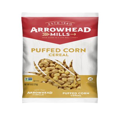 Arrowhead Mills - All Natural Puffed Corn Cereal - Case of 12 - 6 oz.