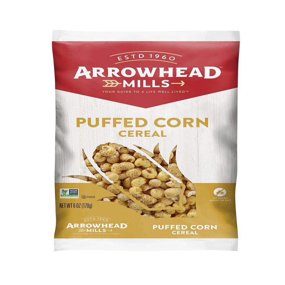 Arrowhead Mills - All Natural Puffed Corn Cereal - Case of 12 - 6 oz.
