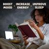 Circadian Optics Lumine Bright Light Therapy Desk Lamp | As Seen On Shark Tank | Ultra Powerful 10,000 LUX Brightness | 5500K Color Mimics Noon Day Sun | Improve Your Mood, Sleep, Energy & Focus view 3
