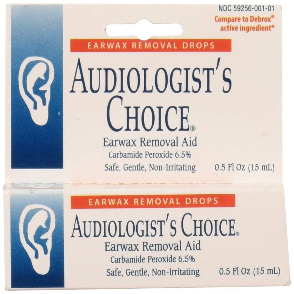 AUDIOLOGIST'S CHOICE Ear Wax Removal Kit Doctor-Recommended Earwax Softening & Removal Drops with Bulb Syringe Safe & Effective Ear Cleaning for Hearing Aid Users, Seniors & Adults