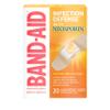 Band-Aid Brand Adhesive Bandages Infection Defense with Neosporin Antibiotic Ointment, Pack of Assorted Sizes, for Wound Care and First Aid, 20 ct view 1
