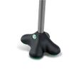 Hugo Mobility 731-858 Adjustable Offset Quadpod Walking Cane with Ultra Stable Cane Tip, Smoke view 2