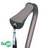Hugo Mobility 731-858 Adjustable Offset Quadpod Walking Cane with Ultra Stable Cane Tip, Smoke view 3