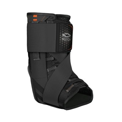 Shock Doctor Adult Ultra Wrap Lace Ankle Support, Large, Black
