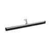 Rubbermaid Commercial Products Standard Floor Squeegee, 22-inch Dual Moss, Silver/Metal, Heavy Duty Rubber Floor Scrubber for Bathroom/Garage/Tile in Office Environment view 1