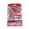 Howard Leight by Honeywell Super Leight USA Disposable Foam Shooting Earplugs, 10-Pairs (R-01891),Red/White/Blue view 3