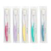 NIMBUS Extra Soft Toothbrushes (Regular Size Head), Periodontist Design Tapered Bristles for Sensitive Teeth & Receding Gums (5 Pack, Colors May Vary) view 1