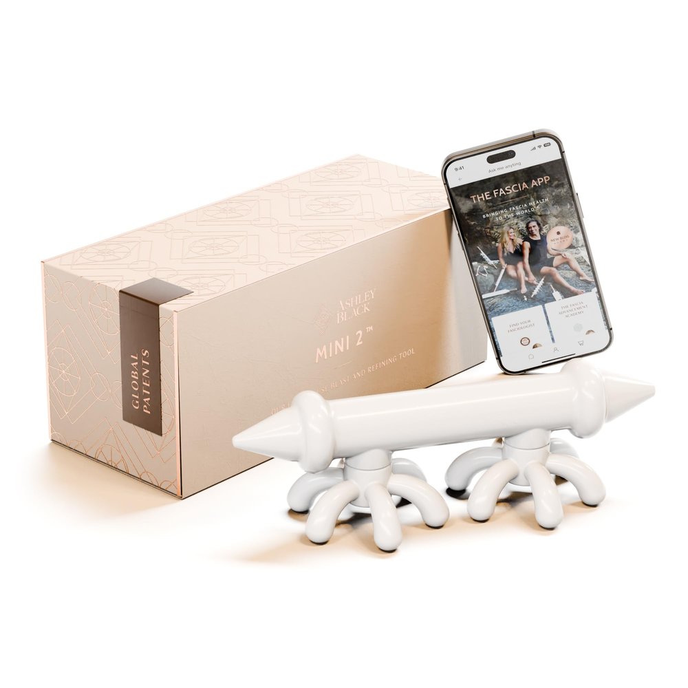 Mini 2 by Ashley Black - Patented Cellulite & FasciaBlaster Tools - Handheld Massager Pressure Point Release Tool