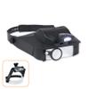 Carson LumiVisor Head Magnifier - Black Head Visor with LED Lighted Magnifier (2x/3x/5x/6x) (LV-10) view 1