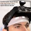 Carson LumiVisor Head Magnifier - Black Head Visor with LED Lighted Magnifier (2x/3x/5x/6x) (LV-10) view 2