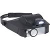 Carson LumiVisor Head Magnifier - Black Head Visor with LED Lighted Magnifier (2x/3x/5x/6x) (LV-10) view 4