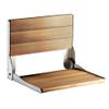 Moen Home Care Bathroom Safety Shower Chair for Elderly and Disabled, Stainless & Aluminum Foldable Teak Shower Bench, Handicap Accessories for Daily LIving, DN7110 view 1