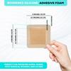 MedVance TM Silicone - Bordered Silicone Adhesive Foam Dressing Size 4"x4" (2.7"x2.7" pad), Box of 5 dressings view 3