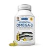 ANDREW LESSMAN Essential Omega-3 Unflavored - 60 Softgels - Ultra-Pure, High Potency Omega-3 Oils. High DHA, No Stomach Upset, No Contaminants, No Mercury. Small Easy to Swallow Softgels view 1