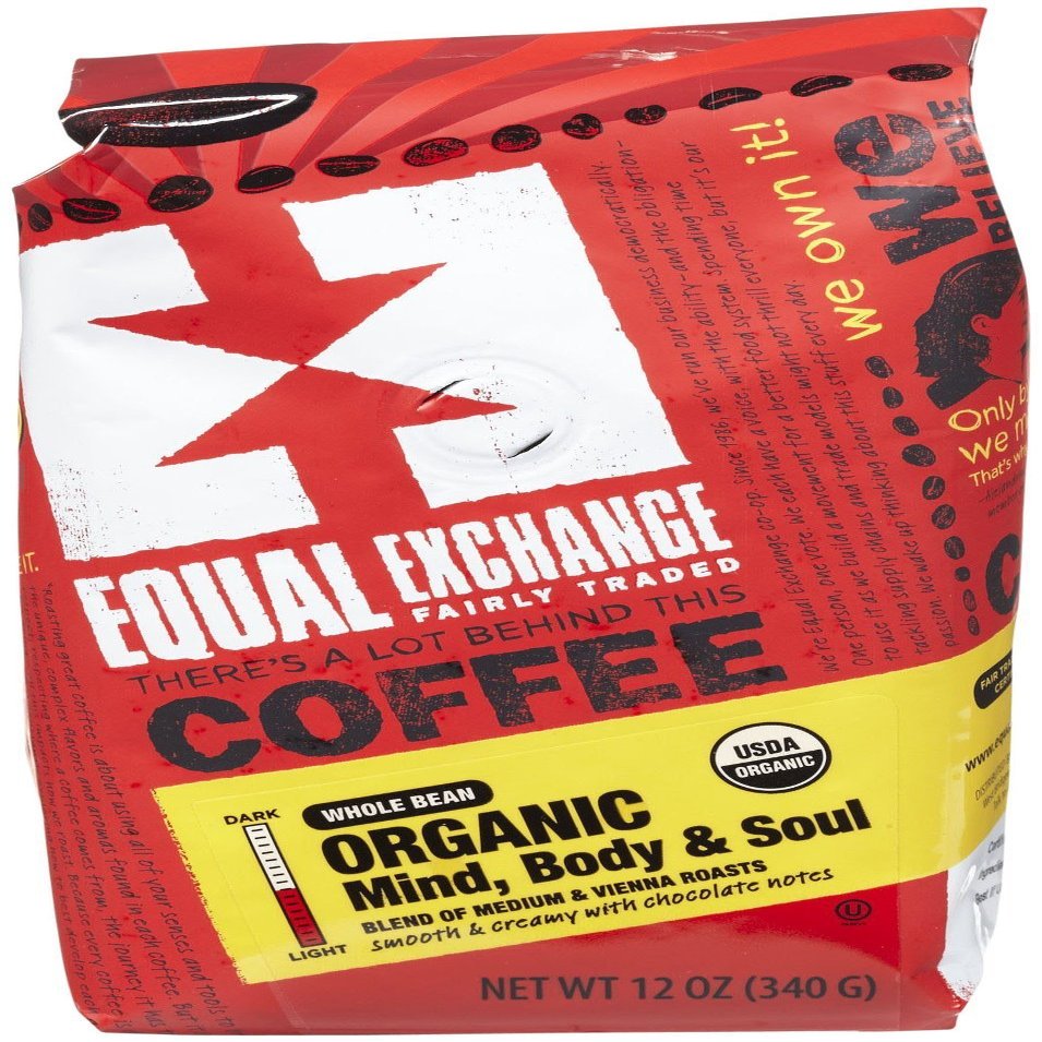 100% Organic Whole Bean Mind, Body & Soul Coffee