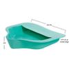AliMed BARIATRIC Bedpan, Green, 1200LB Weight Capacity, 711255 (Case of 1) view 4