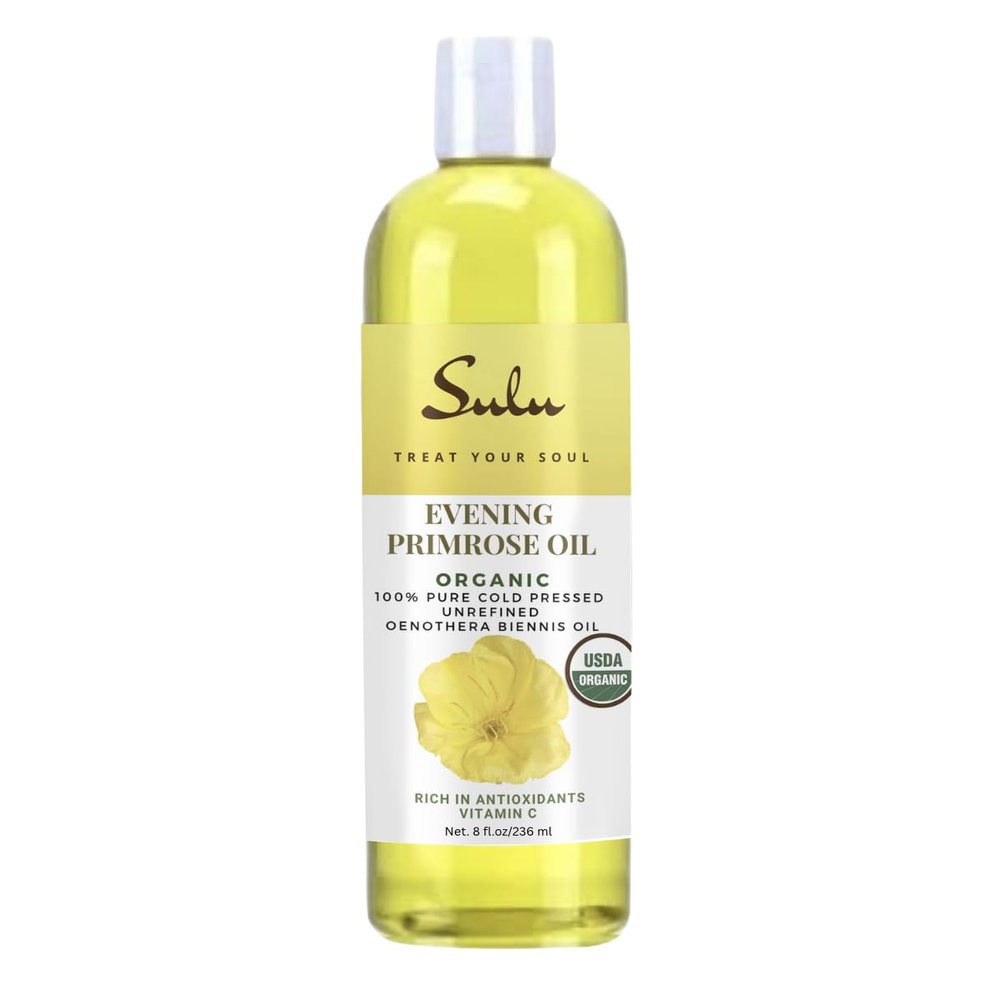 100% Pure Organic All Natural Evening Primrose Oil 12% GLA (8 oz)