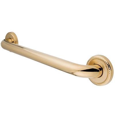 Elements of Design EDR814242 24-Inch x 1-1/4-Inch O.D Grab Bar, Polished Brass