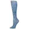Celeste Stein Therapeutic Graduated Compression Socks, Midnight Lace, 8-15 mmHg Queen Plus Calf view 1