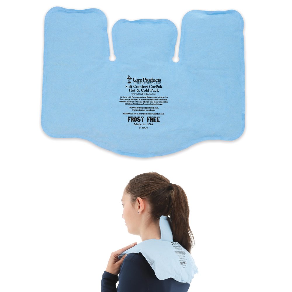 Core Products Soft Comfort CorPak  Reusable Hot & Cold Therapy Pack, Ice Pack for Injuries, No-Frost Compress for Muscle, Back & Joint Pain Relief  11" x 15", Made in USA