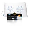 Sound Oasis Sleep Therapy Pillow, 2 Hi-Fidelity, Ultra-Thin Stereo Speakers, Vol. Control, Connect to Sound Source, Fall Asleep Wake Up Refreshed, Sleep, Relax, Manage Tinnitus, Comfortable & Soft. view 1