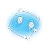 Sound Oasis Sleep Therapy Pillow, 2 Hi-Fidelity, Ultra-Thin Stereo Speakers, Vol. Control, Connect to Sound Source, Fall Asleep Wake Up Refreshed, Sleep, Relax, Manage Tinnitus, Comfortable & Soft. view 4