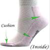 Yomandamor 5 Pairs Women's Quarter Breathable Diabetic Socks with Seamless Toe and Cushion Sole view 3