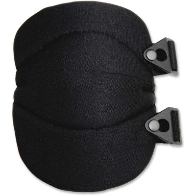 230 Black Wide Soft Cap Knee Pads - Buckle