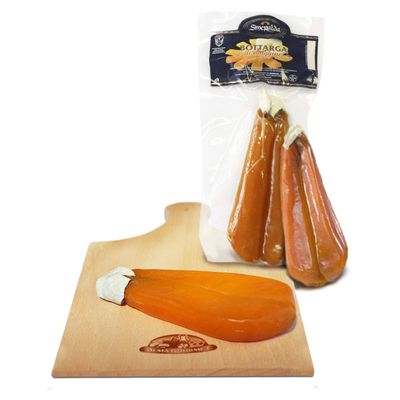 Smeralda Italian Whole Bottarga Grey Mullet Roe from Sardinia 5 Ounce - Pack of 3