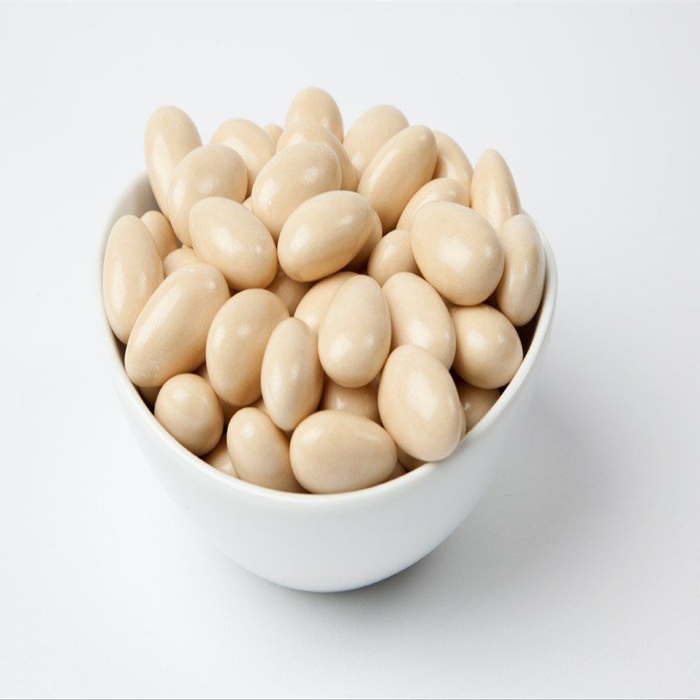 Ivory Jordan Almonds (10 Pound Case)