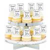 12pack Sweet 16 Birthday Cupcake Decoration Picks - Lavender Polka Dot view 2