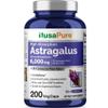 NusaPure Astragalus 20:1 Extract, 300 mg Equivalent to 6,000mg Per Serving, 200 Veggie Capsules, Vegan, Non-GMO & Bioperine view 1