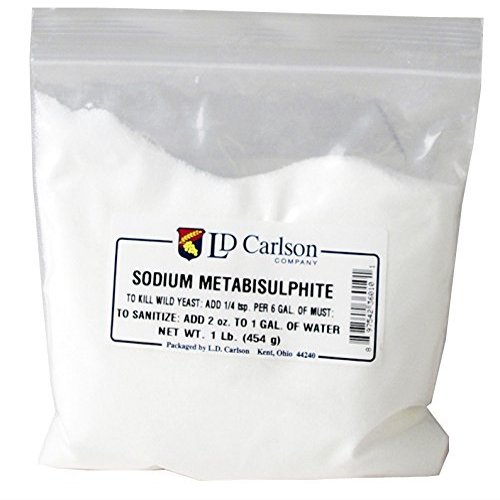 Sodium Metabisulfite for Homebrew Wine & Beer Making - 1 Pound (Bag)