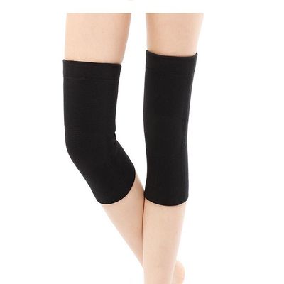 1 Pair Unisex Non-Trace Knee Pads-Knee Brace Support Sleeve Leg Support Brace Pads Kneecap for Outdoor Sports Volleyball Basketball Dance Cycling Climbing Yoga (Black)