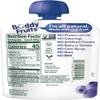 Buddy Fruits Snacks To Go Blueberry Unsweetened Applesauce 3.2oz Pouch (18pk) Gluten-Nut-Dairy-Preservatives-BPA Free, Non GMO, Kosher view 2