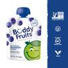 Buddy Fruits Snacks To Go Blueberry Unsweetened Applesauce 3.2oz Pouch (18pk) Gluten-Nut-Dairy-Preservatives-BPA Free, Non GMO, Kosher view 4