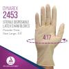 Dynarex Sterile Disposable Latex Exam Gloves, Powder-Free, Sterilely Packaged in Pairs, Professional Medical and Healthcare Use, Bisque, Large, 8 Boxes - 50 Pairs/Box view 2